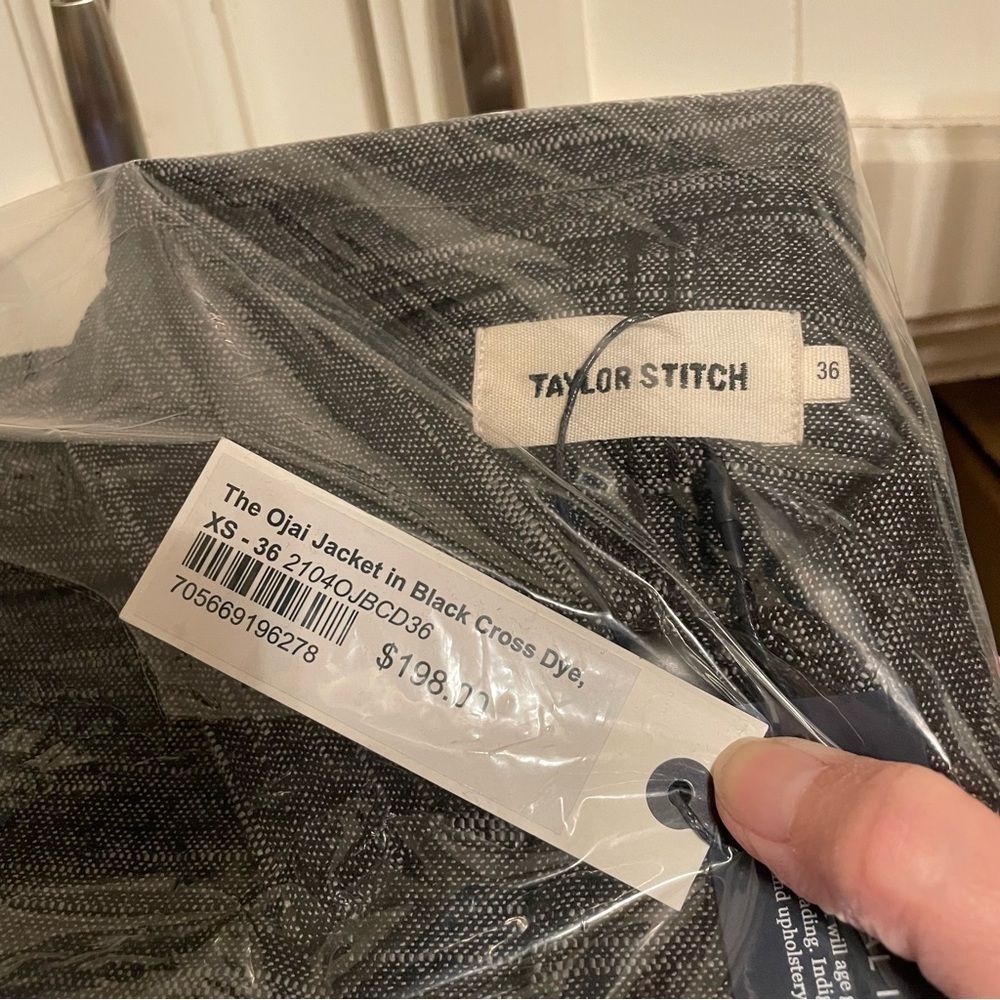 Taylor Stitch The Ojai jacket‎ in black cross dye barn chore jacket Variety - Picture 11 of 12